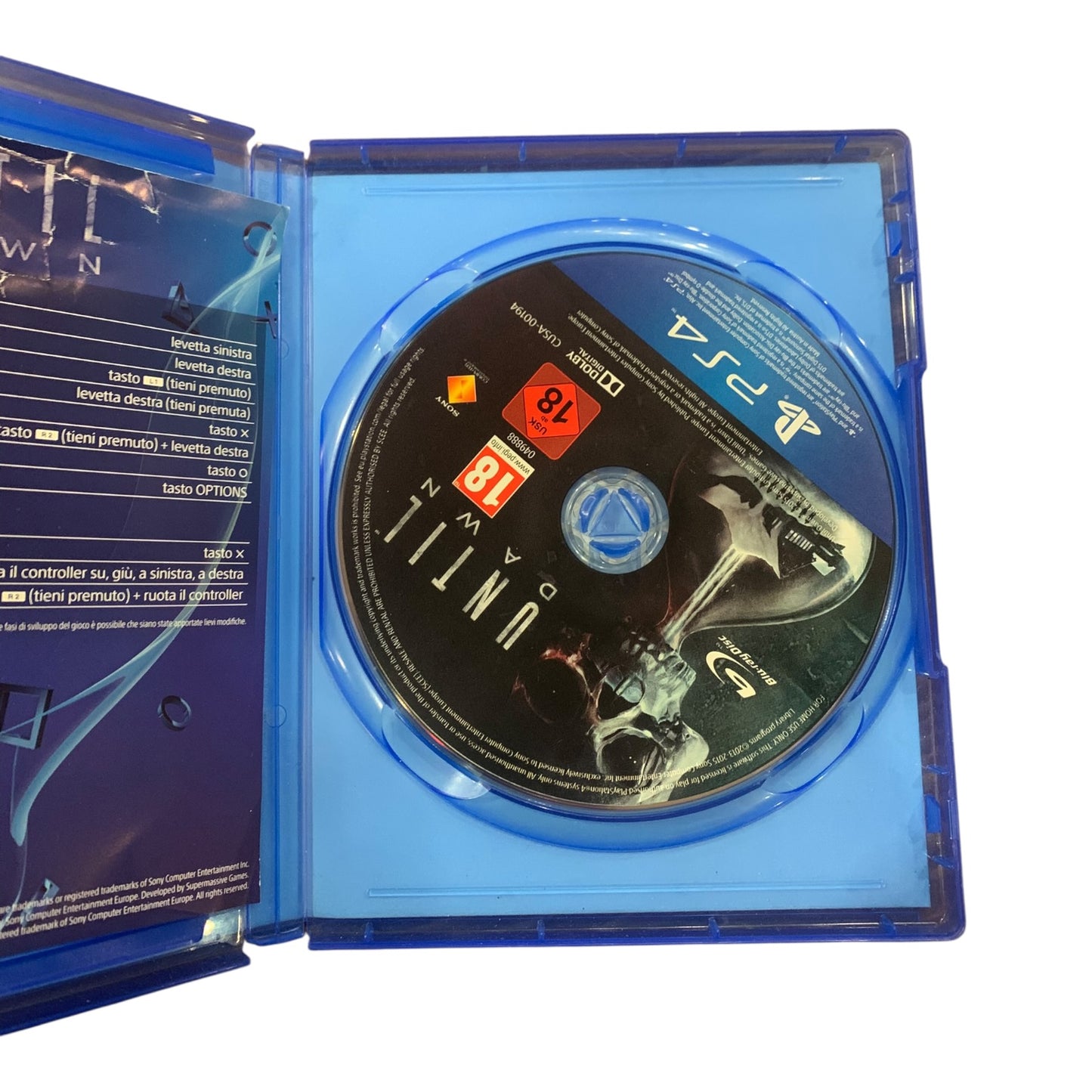 Gioco Until Dawn Play Station 4 PS4