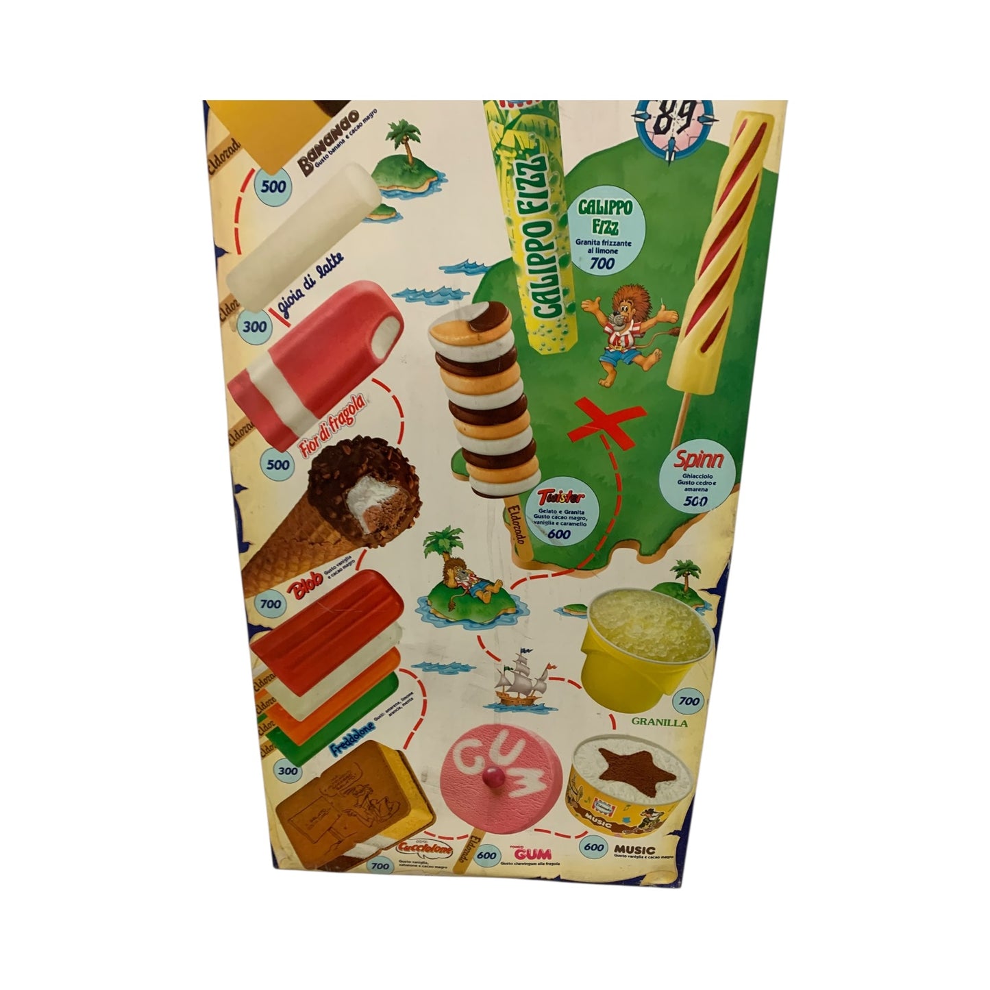 Pannello Pubblicitario Gelati Eldorado Anni 90