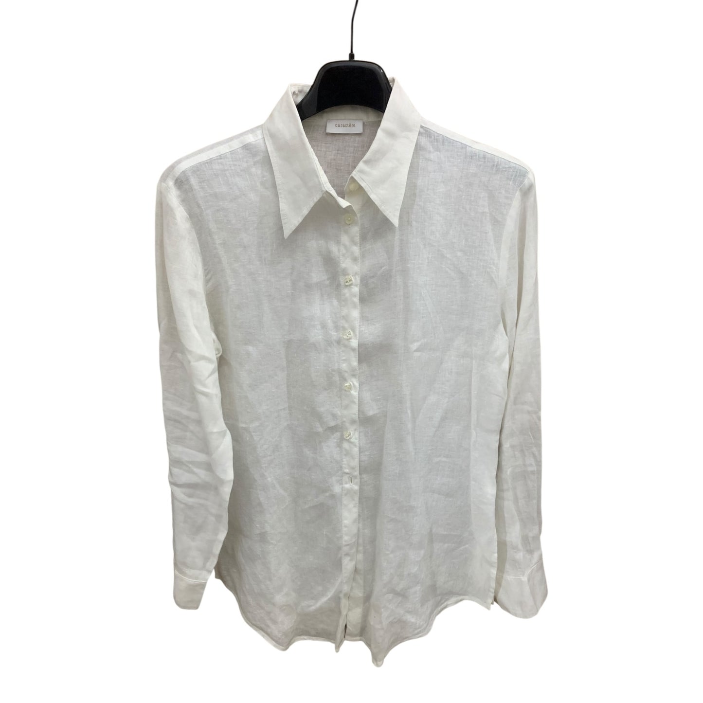 Camicia Donna Caractere Lino Bianco