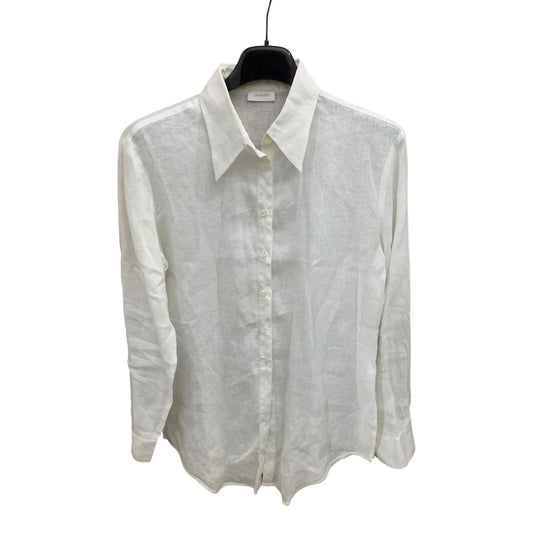 Camicia Donna Caractere Lino Bianco