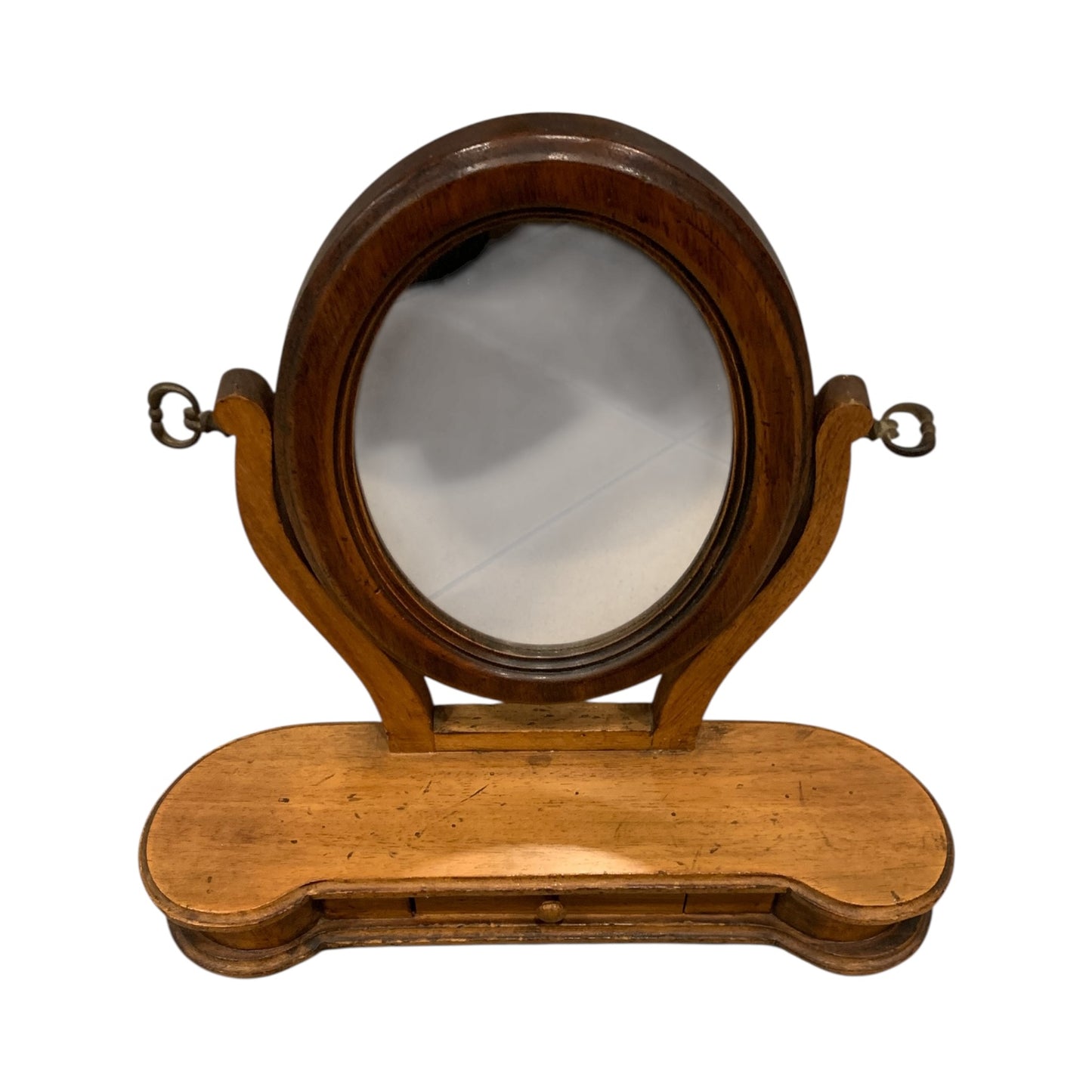 Specchio Da Toilette Vintage Legno
