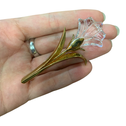 Spilla Vintage Swarovski Tulipano