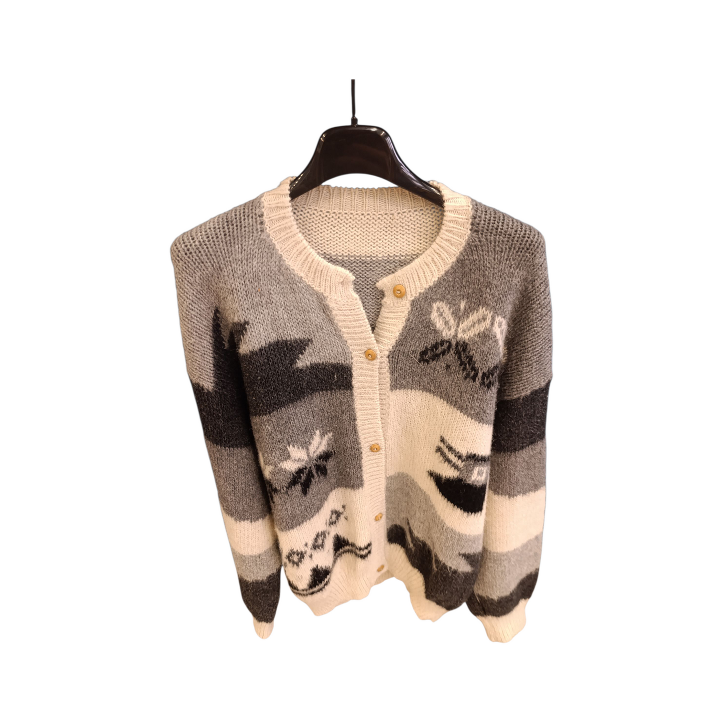 Cardigan Donna Vintage Lana Natalizio