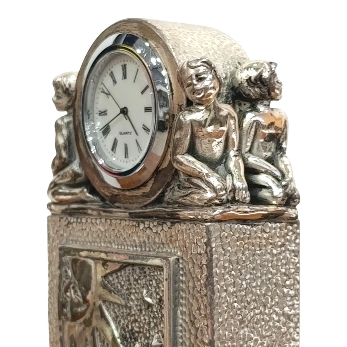 Orologio Da Tavolo Ottaviani Placcato Argento