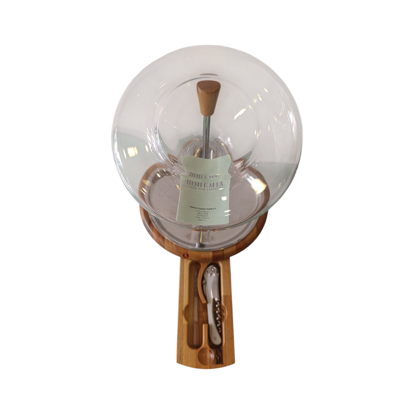 Decanter Con Base e Accessori Somellier
