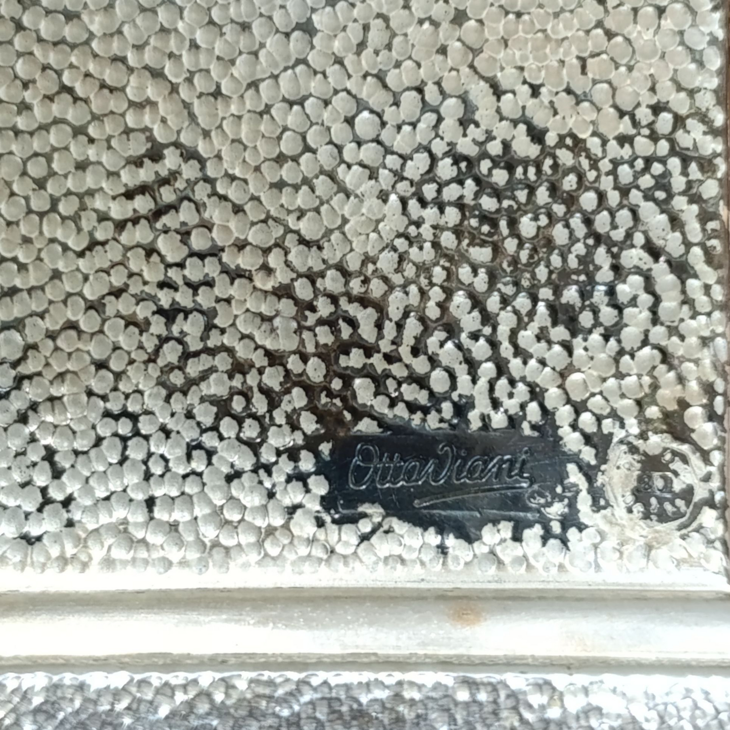 Orologio Da Tavolo Ottaviani Placcato Argento