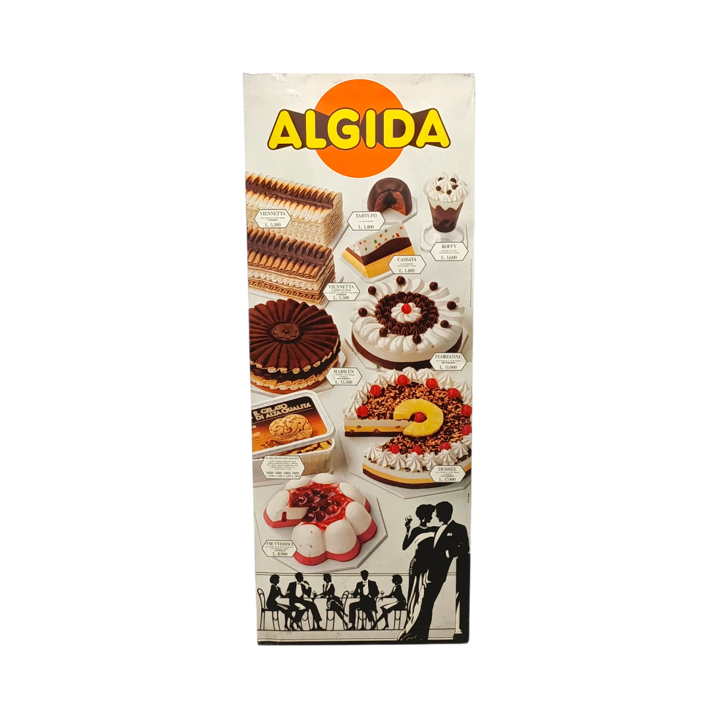 Pannello Pubblicitario Torte Gelato Algida