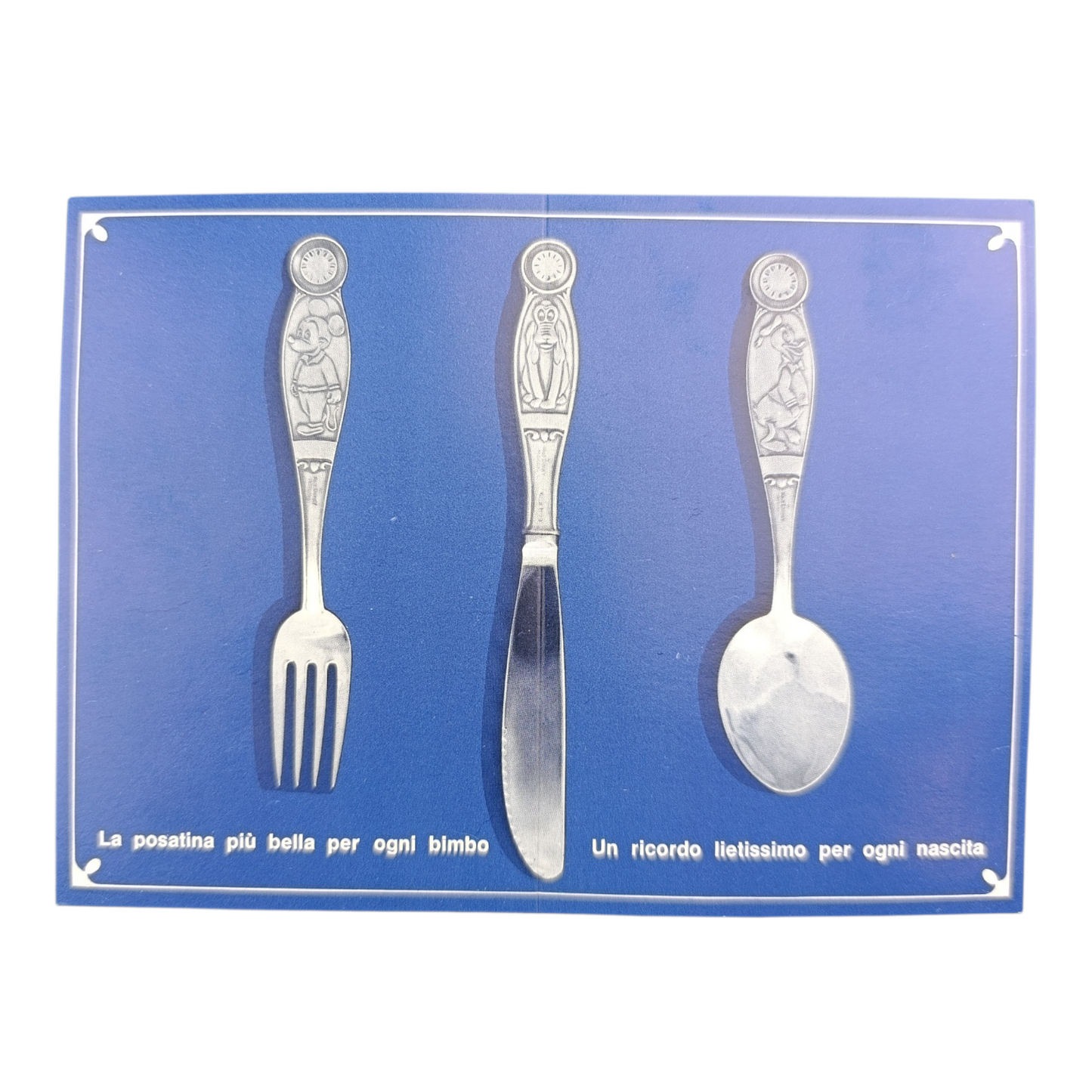 Set Posate Disney Bimbo Argento
