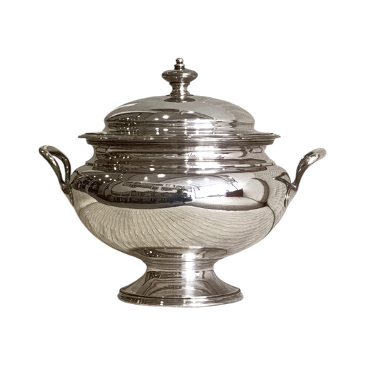 Zuppiera Silver Plate Jules Rocher Paris Fine 800 Inizio 900