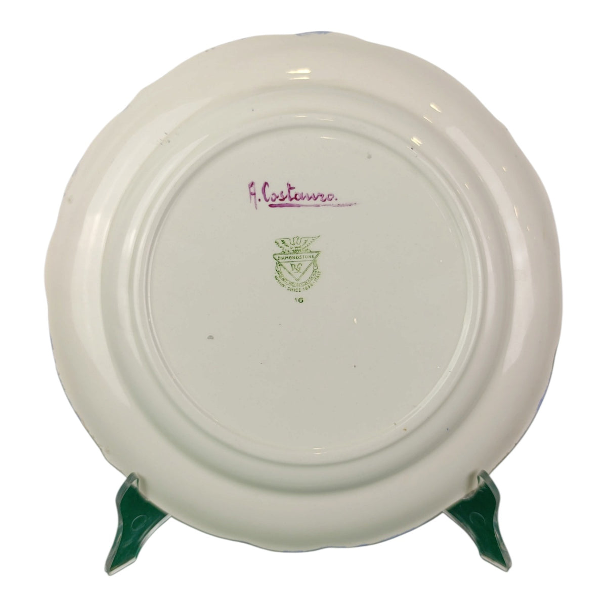 Piatto Ceramica Laveno Richard Ginori A. Costanzo