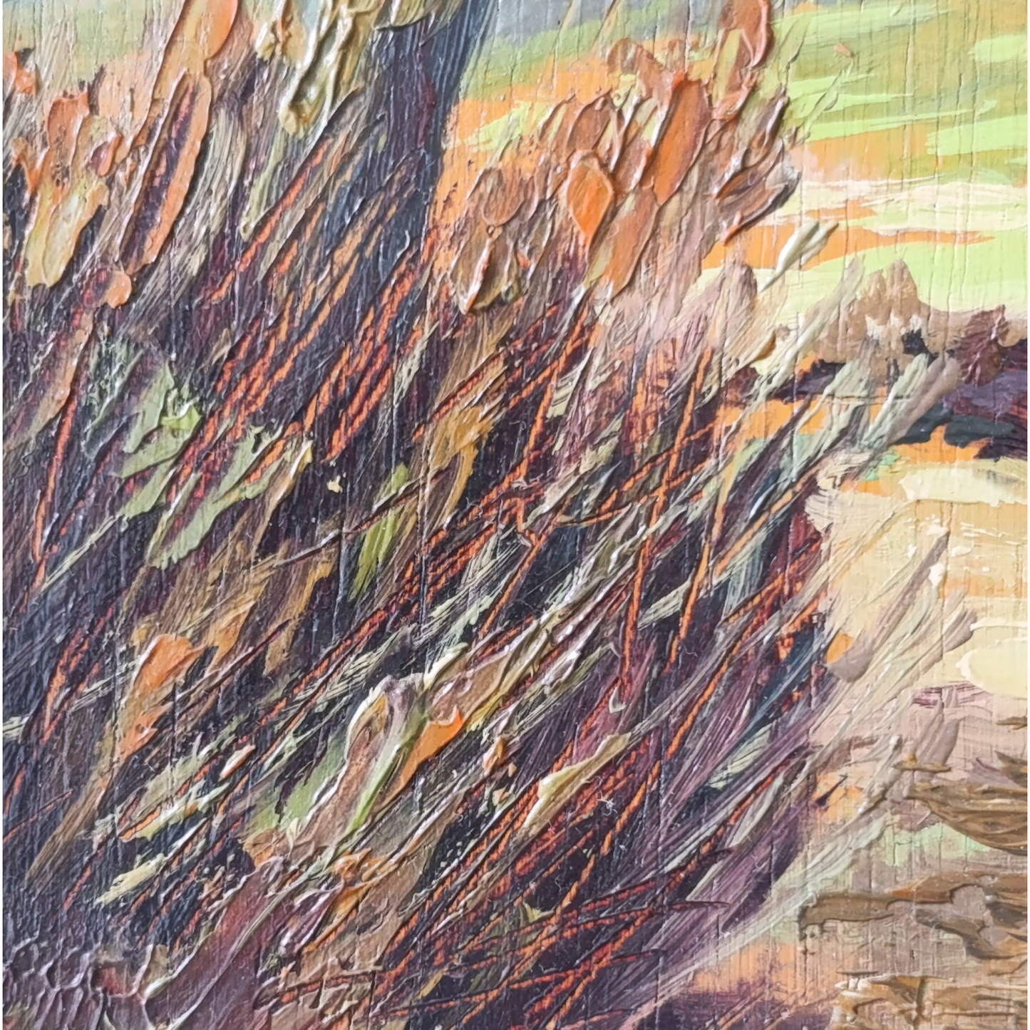 Dipinto Olio Su Tela Di Fornasari