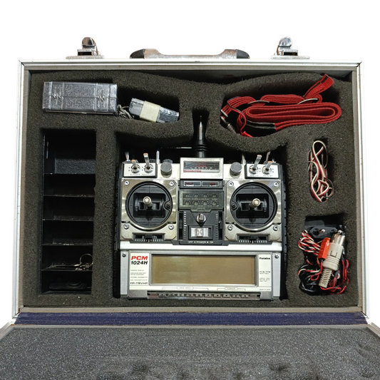 Trasmittente Aeromodellismo Futaba PCM1024 Valigia Accessori