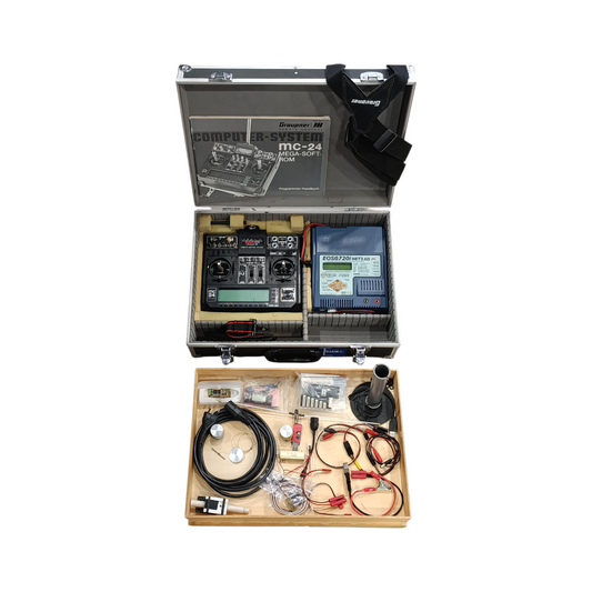 Trasmittente Aeromodellismo Graupner MC-24 Valigia Accessori
