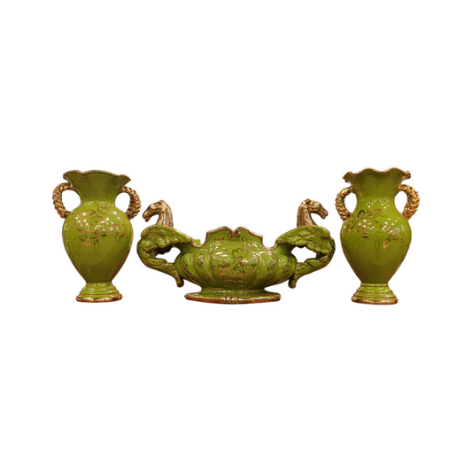 Trittico Ceramica Fiorentina Anni 50