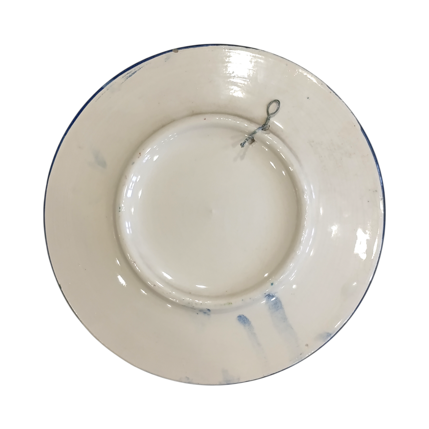 Piatto Ceramica Marocco Anni 60 Dipinto A Mano