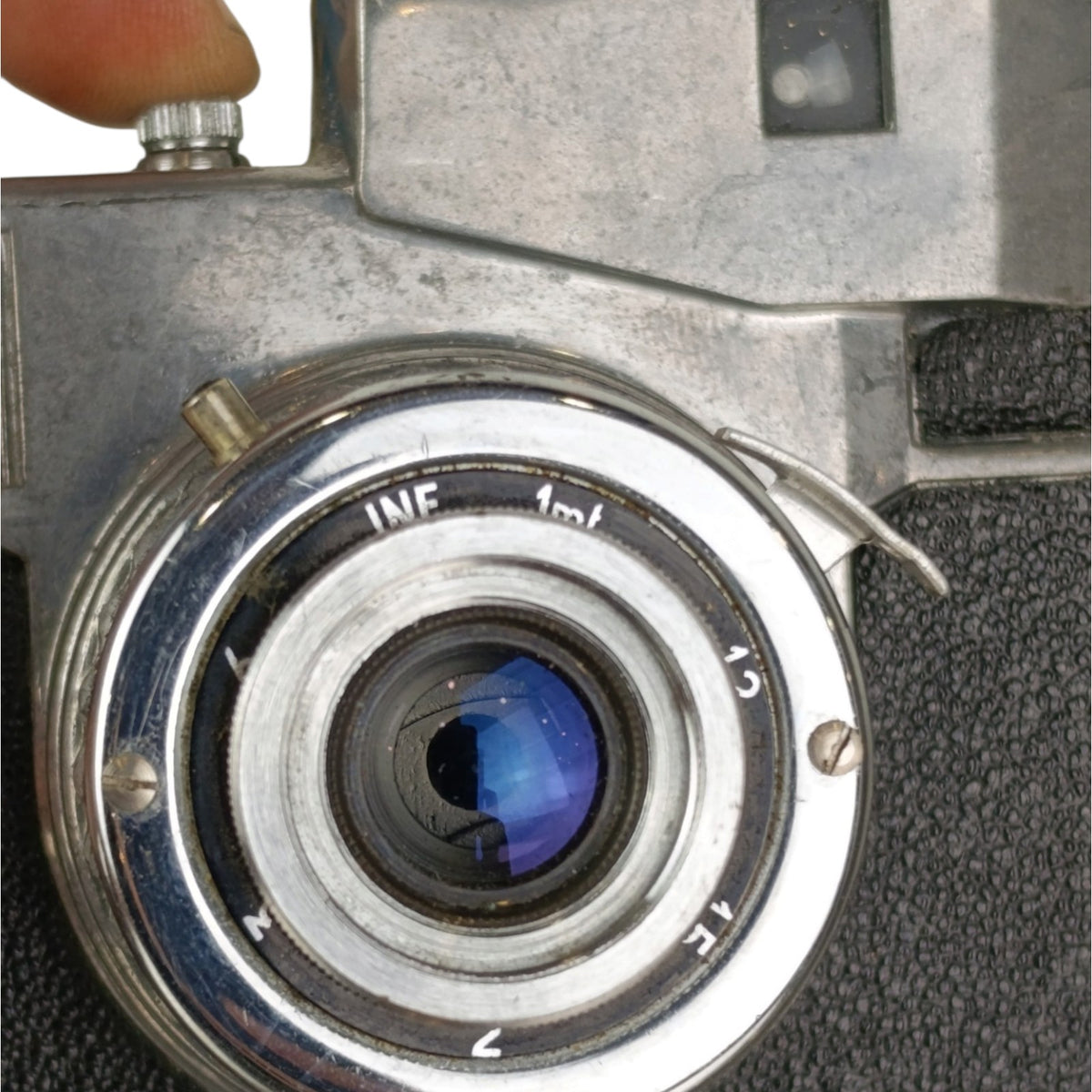 Fotocamera Bencini Comet S Con Supporto Flash E Ricambi Flashcube