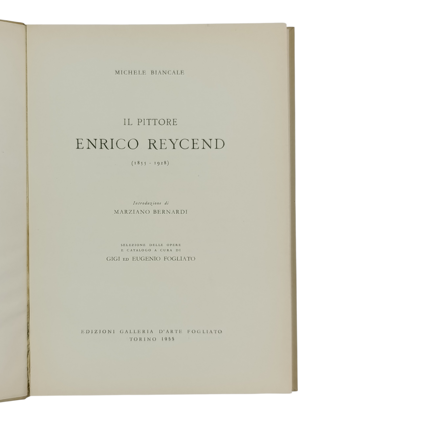 Libro Il Pittore Enrico Reycend, N. 276/999