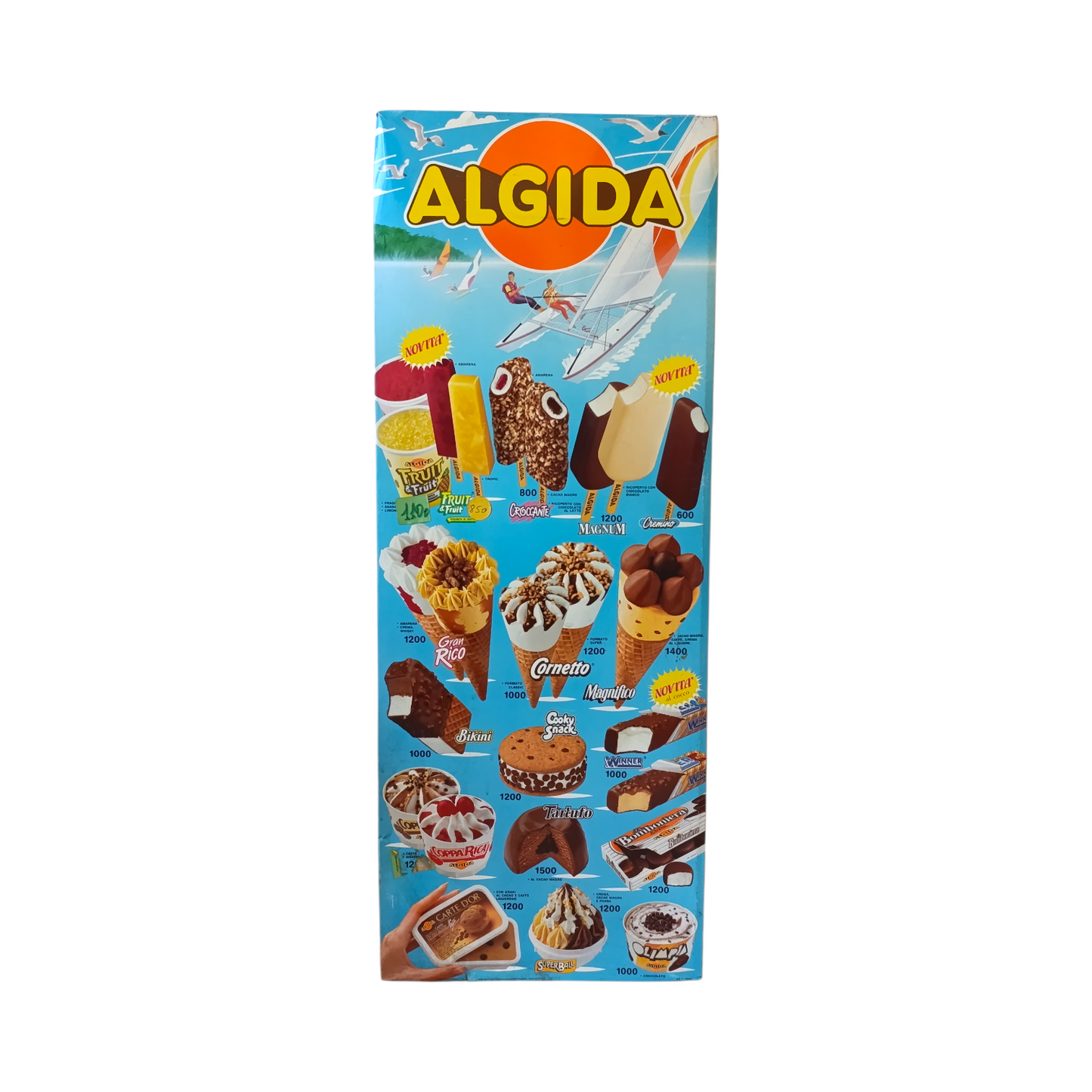 Pannello Pubblicitario Gelati Algida