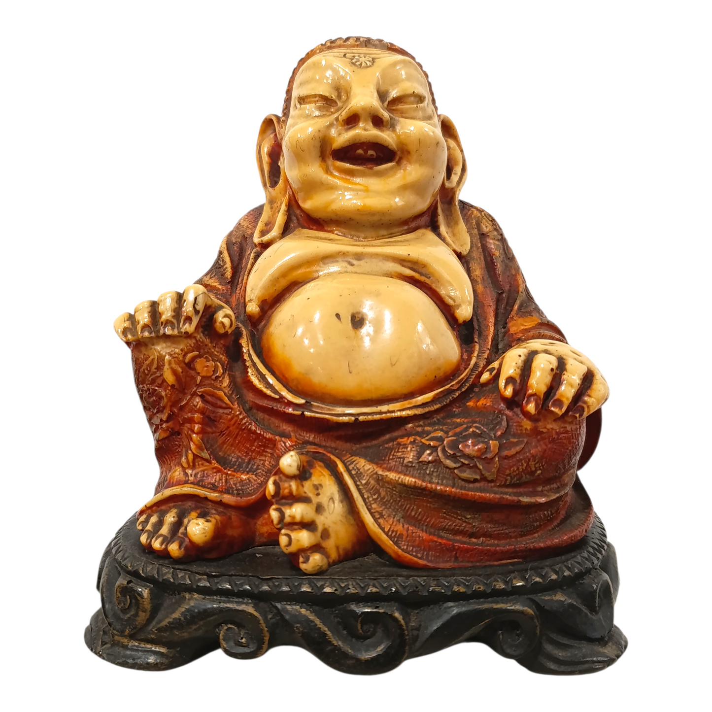 Statua Budda Sorridente Vintage