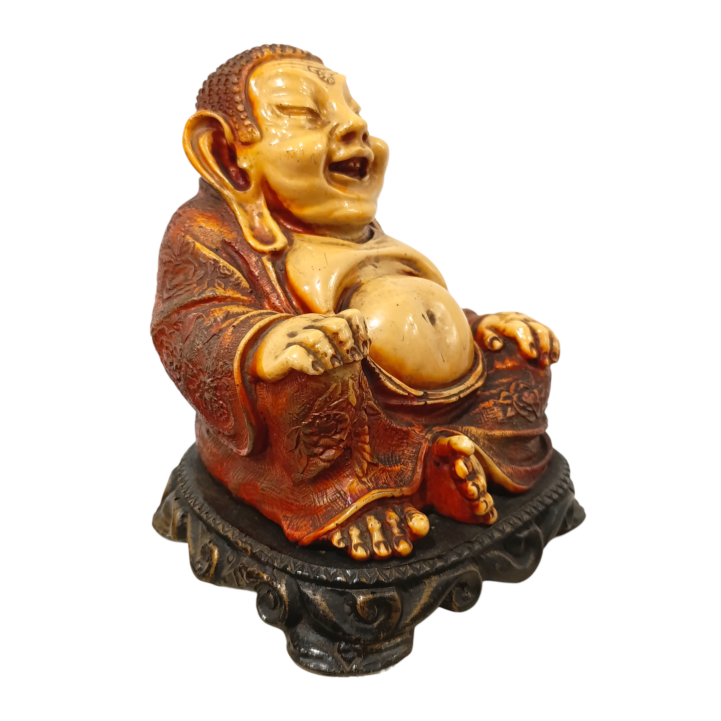 Statua Budda Sorridente Vintage