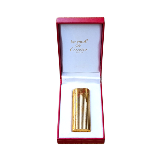 Accendino Le Must De Cartier Placcato Oro Anni 80