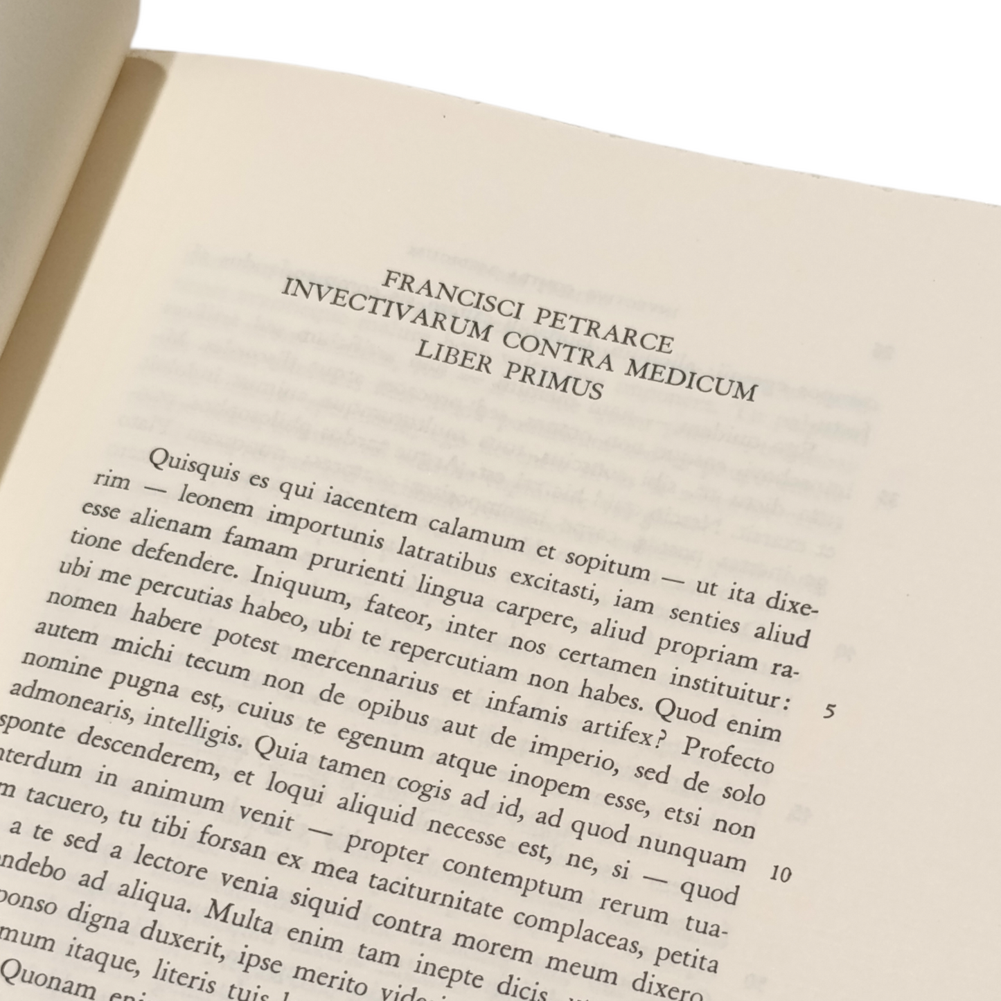 Invective Contra Medicum Di Petrarca