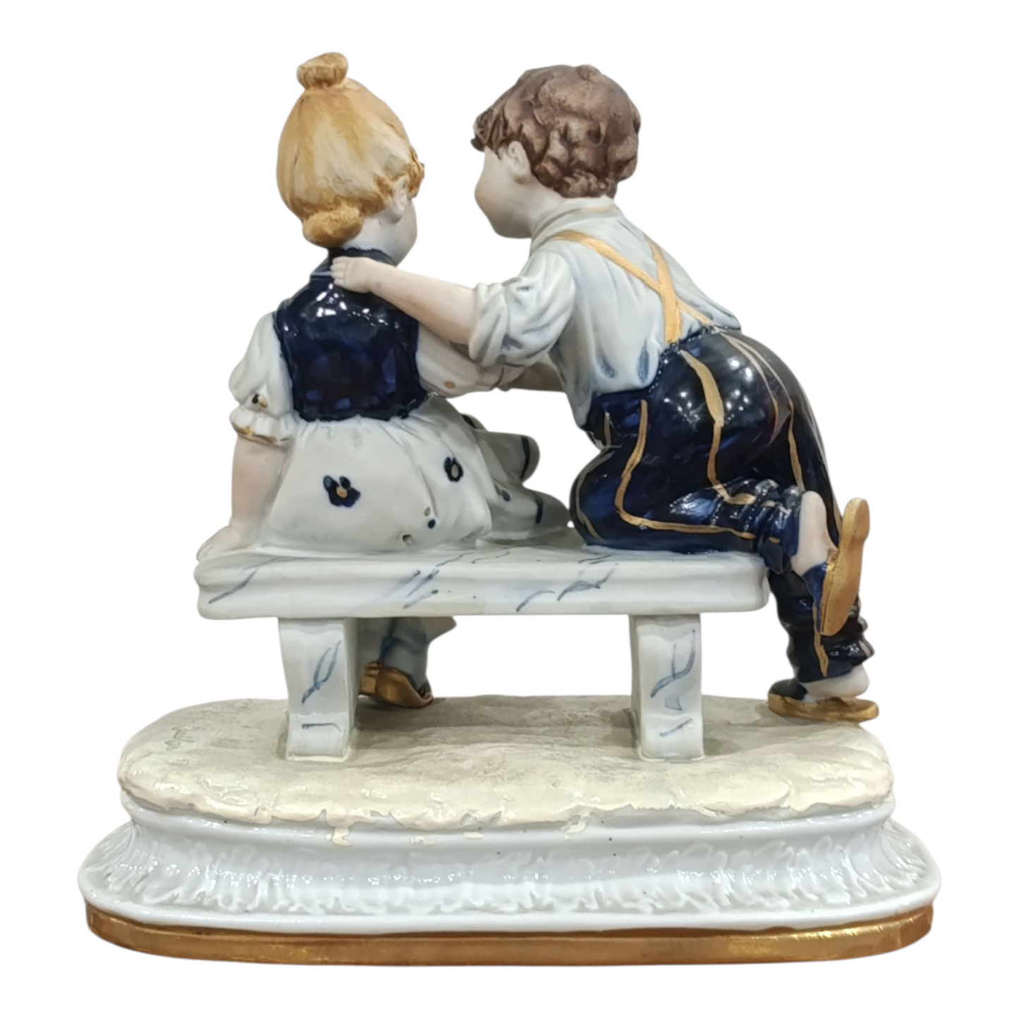 Statuina Capodimonte Edoardo Tasca Bimbi