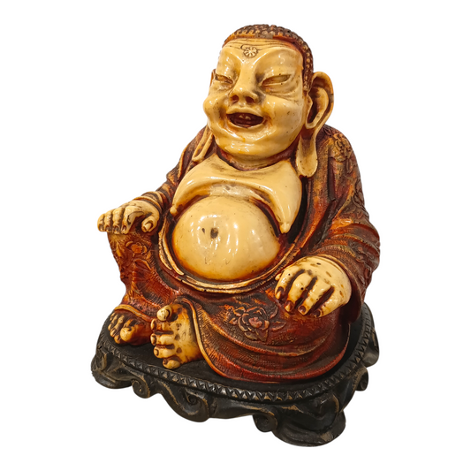 Statua Budda Sorridente Vintage