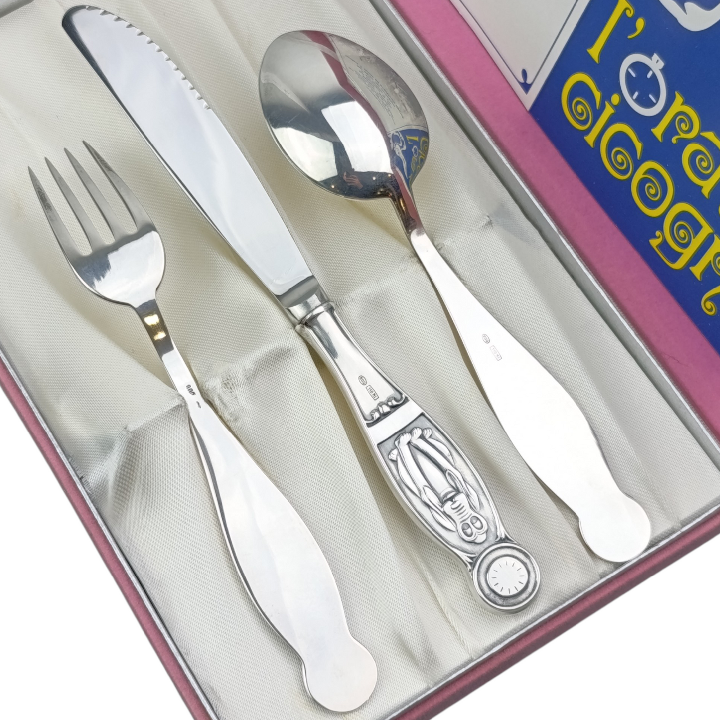 Set Posate Disney Bimbo Argento
