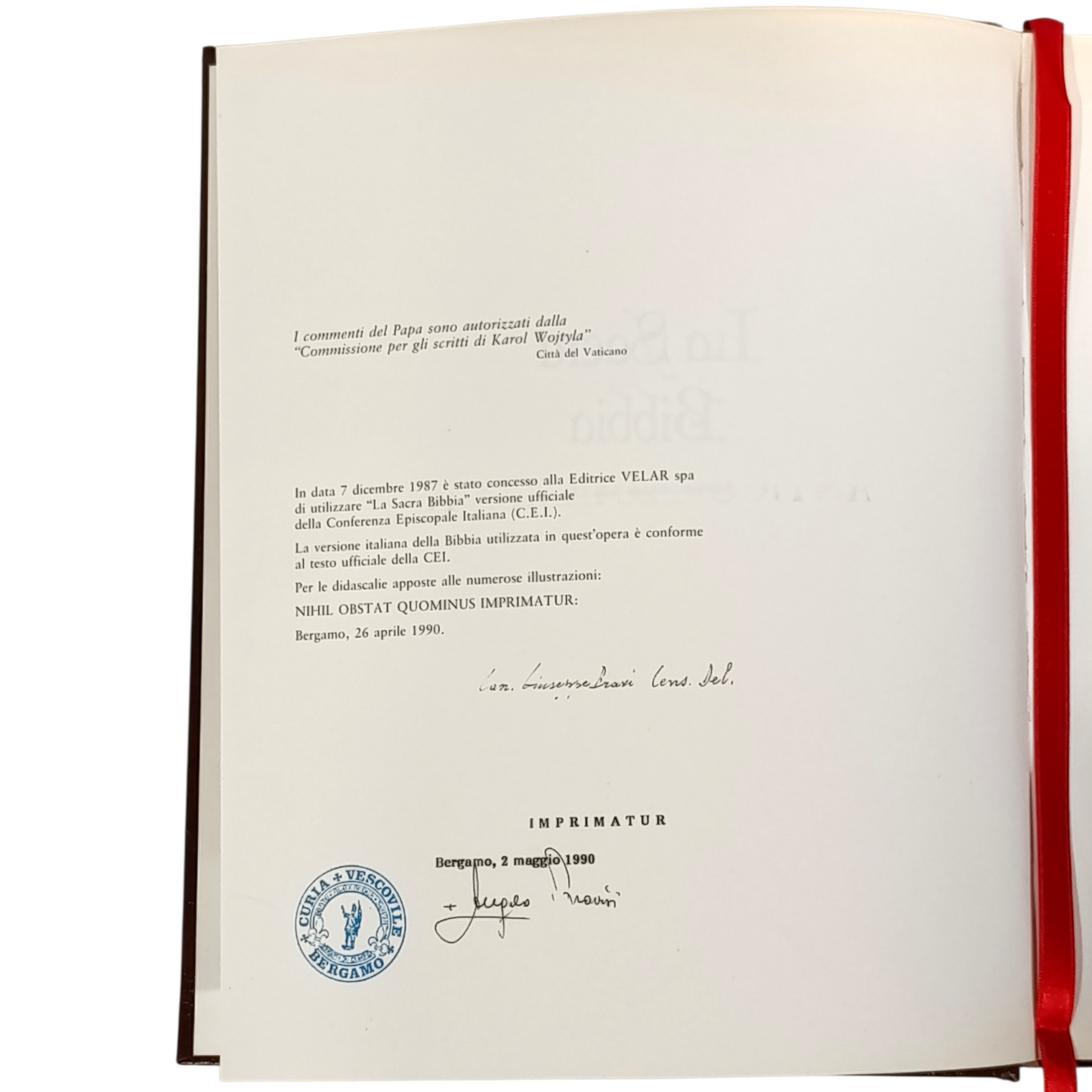 Cofanetto La Sacra Bibbia Versione Ufficiale CEI