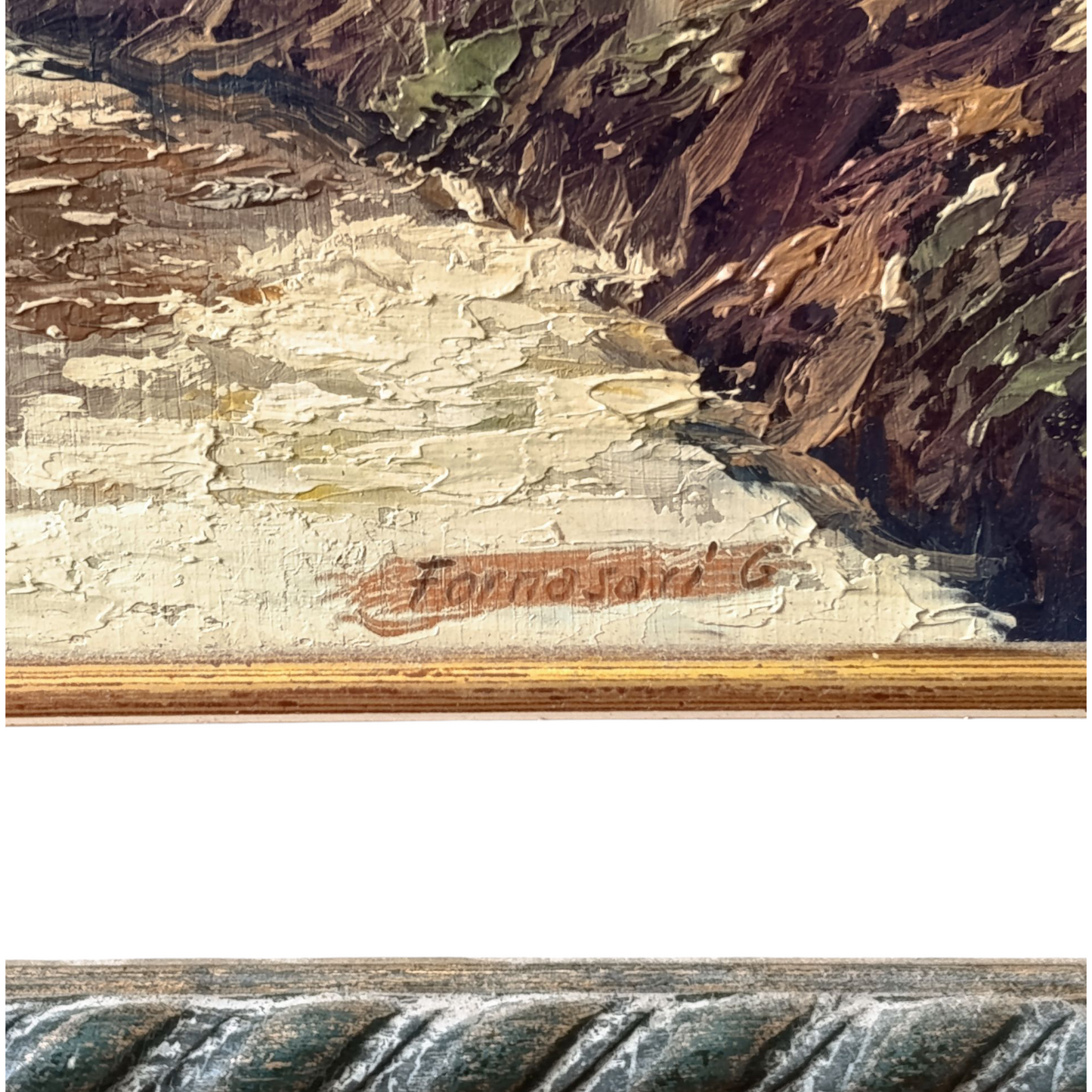 Dipinto Olio Su Tela Di Fornasari