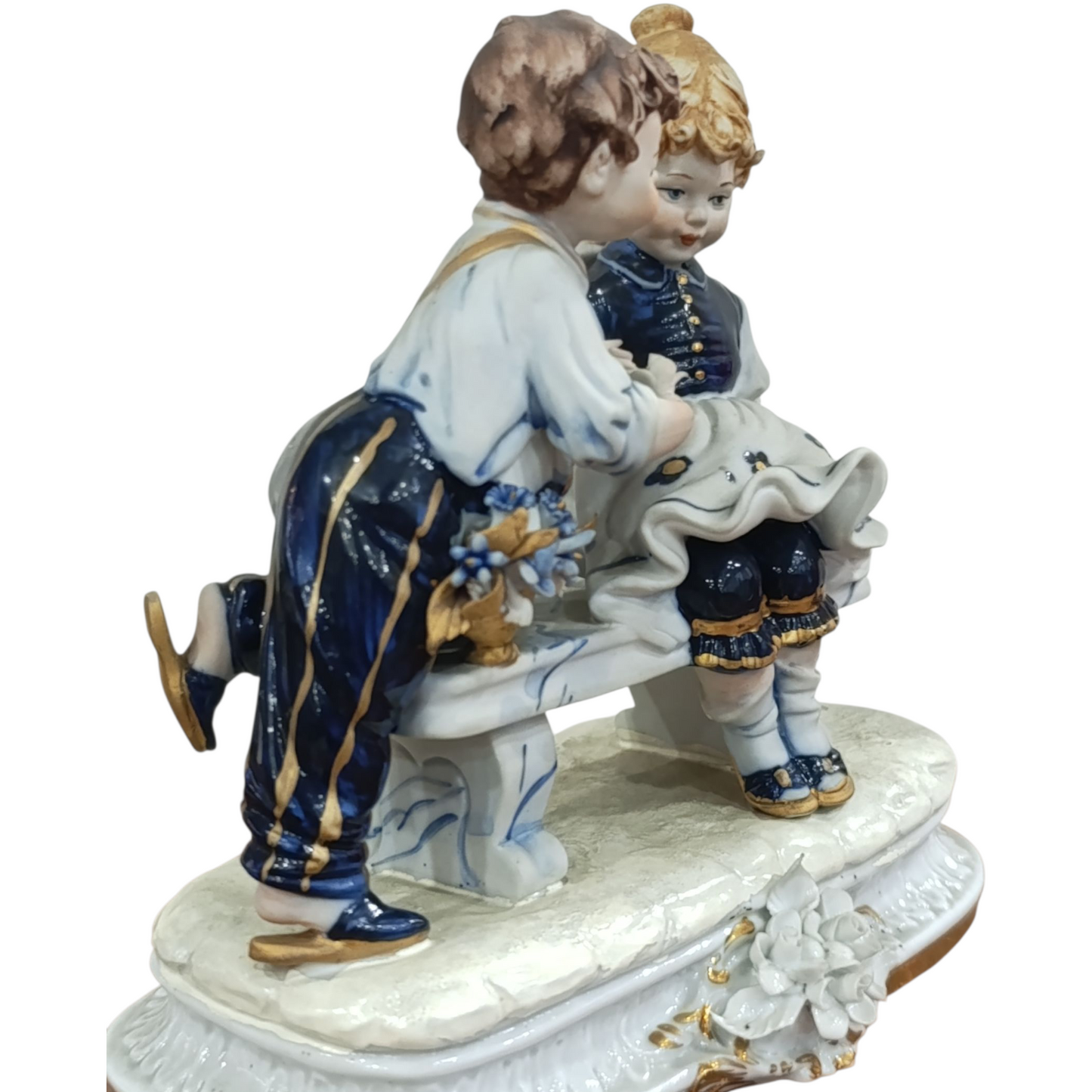 Statuina Capodimonte Edoardo Tasca Bimbi