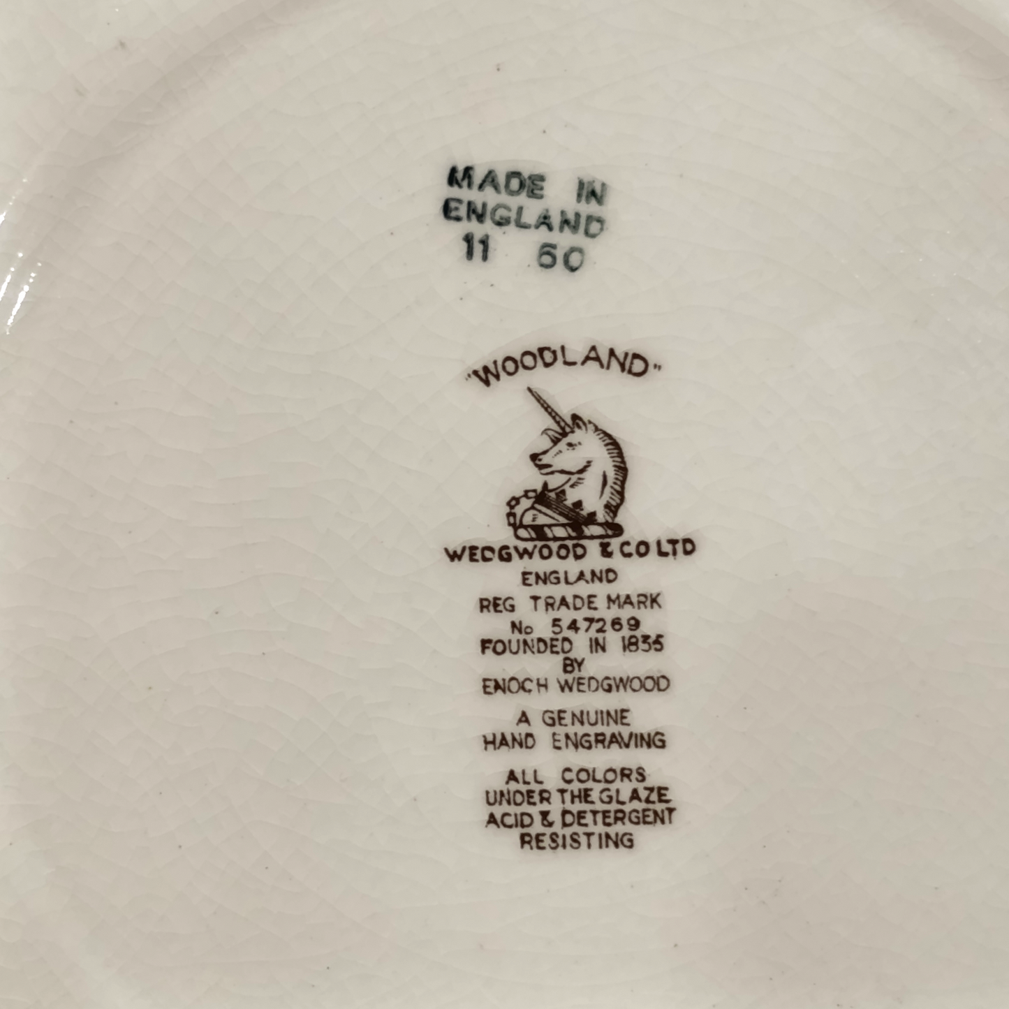 Piatto Ceramica Wedgwood