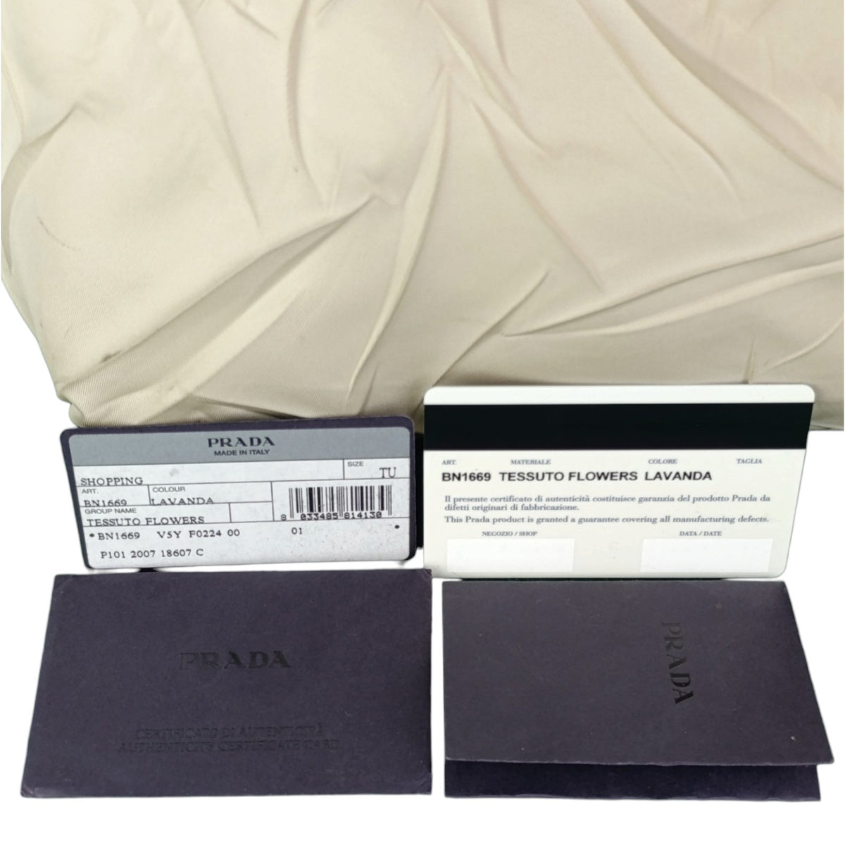 Borsa A Mano Prada Nylon Flower