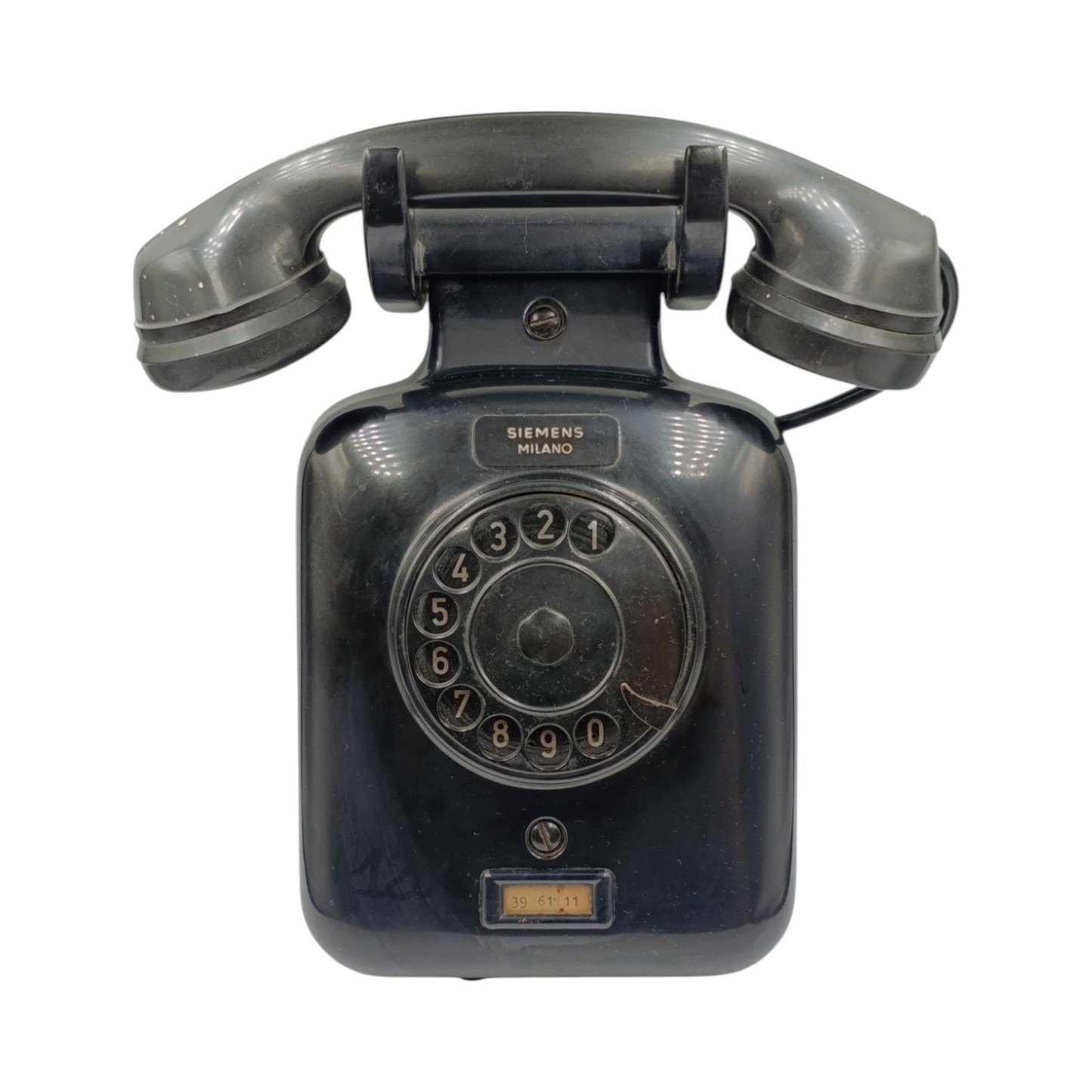 Telefono A Disco Da Parete Simens SH36 Anni 30-40