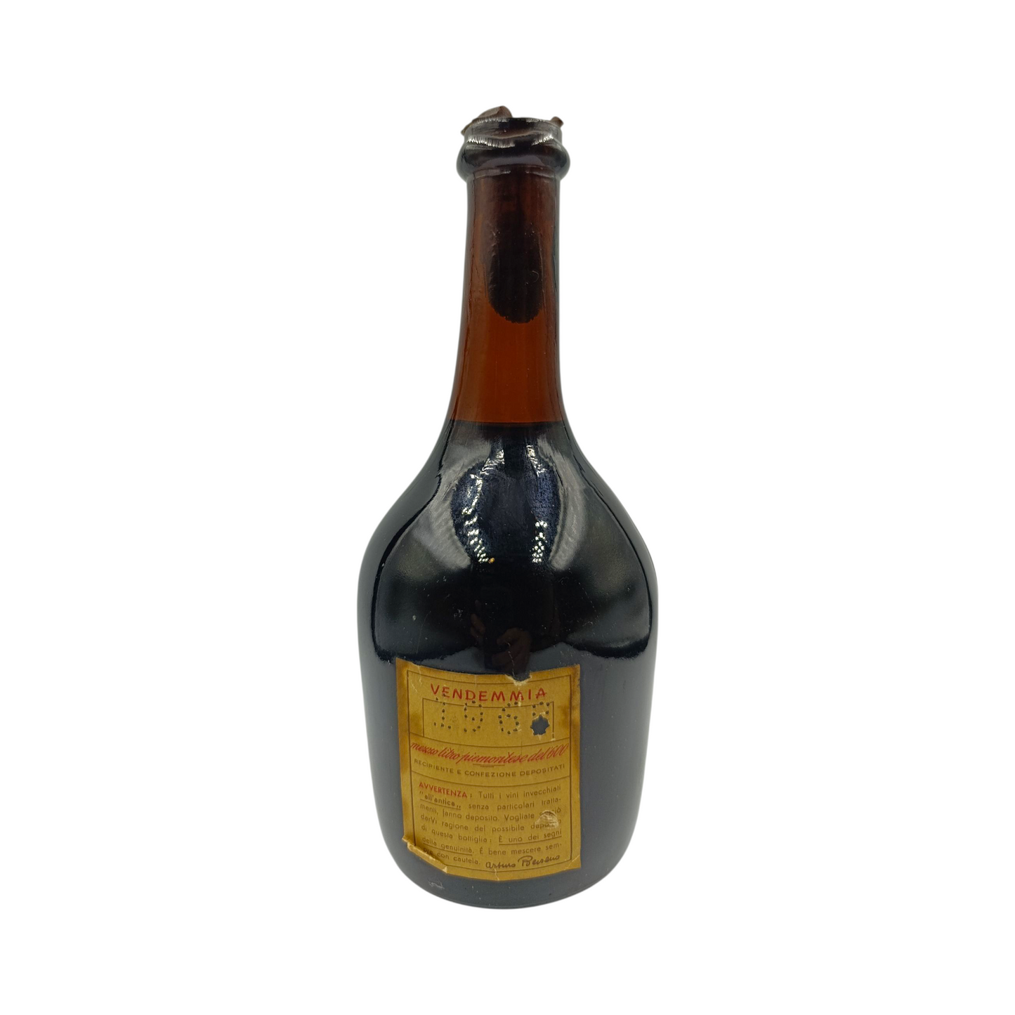 Bottiglia Vino Barolo DOC Bersano Vigneti La Morra e Serralunga Vendemmia 1968