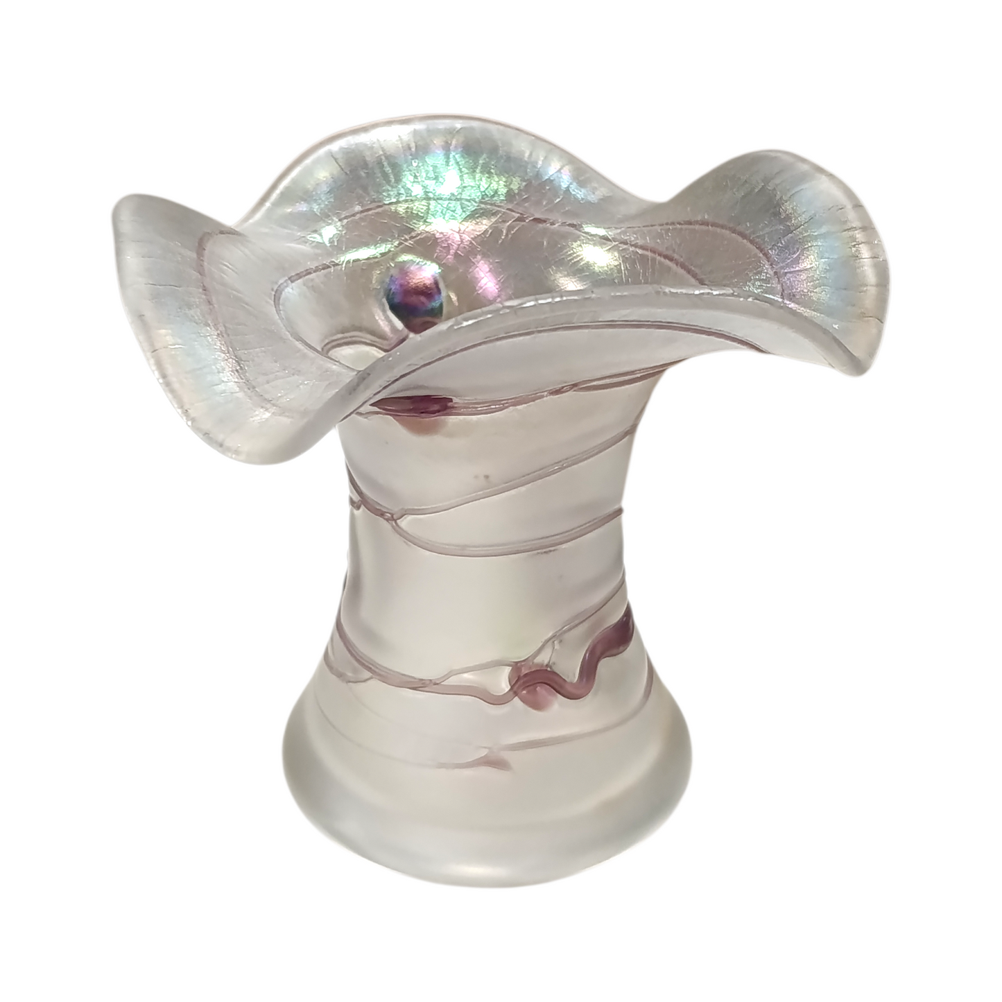 Vaso Poschinger Vetro Iridescente
