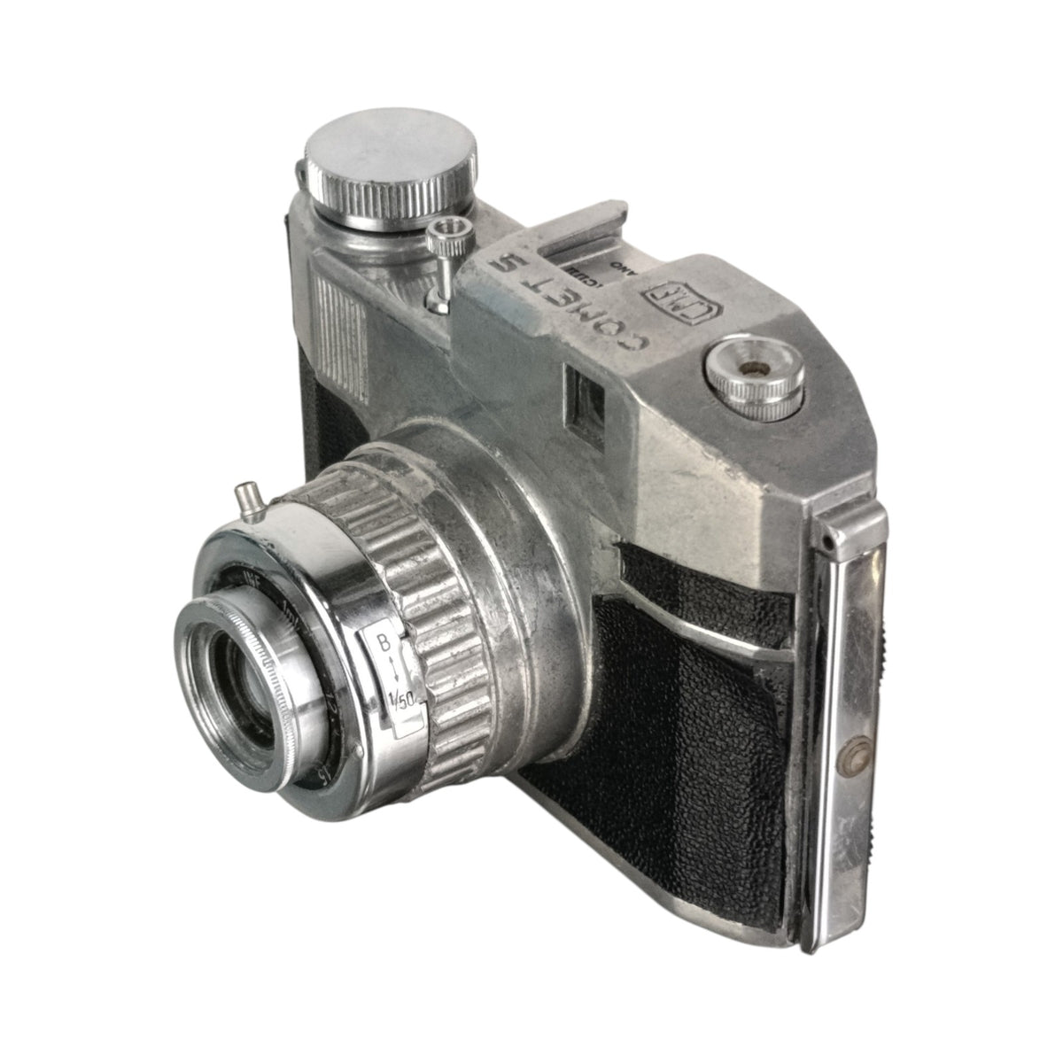 Fotocamera Bencini Comet S Con Supporto Flash E Ricambi Flashcube