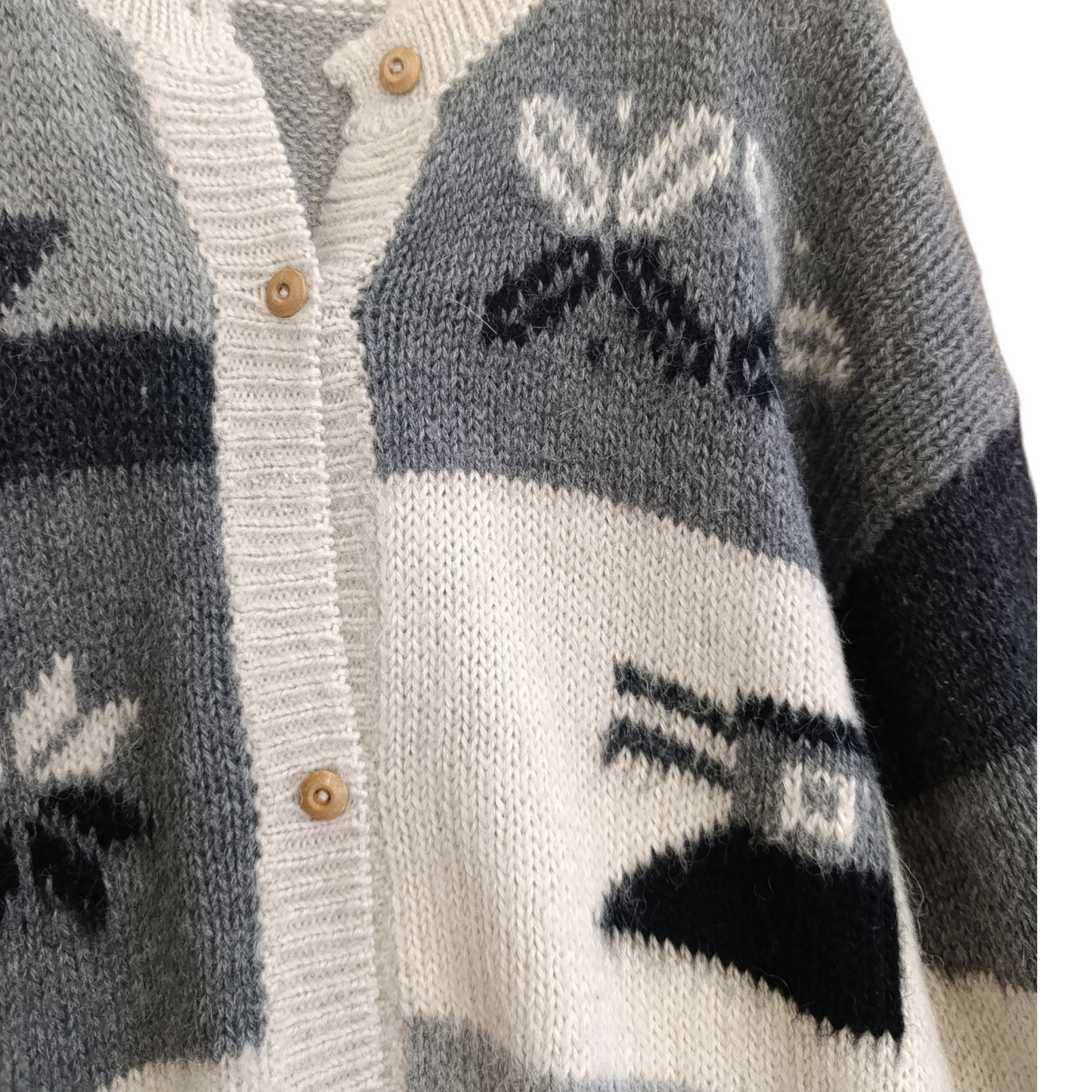 Cardigan Donna Vintage Lana Natalizio