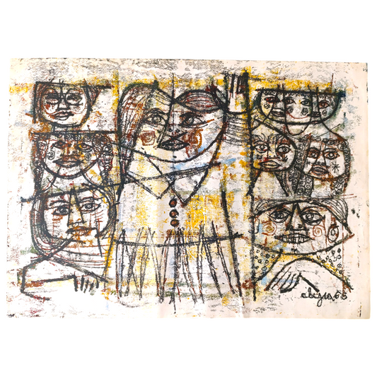 Quadro Dipinto Di Clizia (Marco Giani) 1965