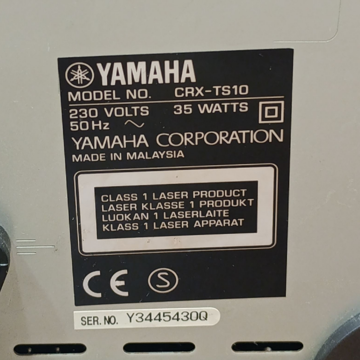 Lettore CD Radio Stereo Yamaha Crx-Ts10