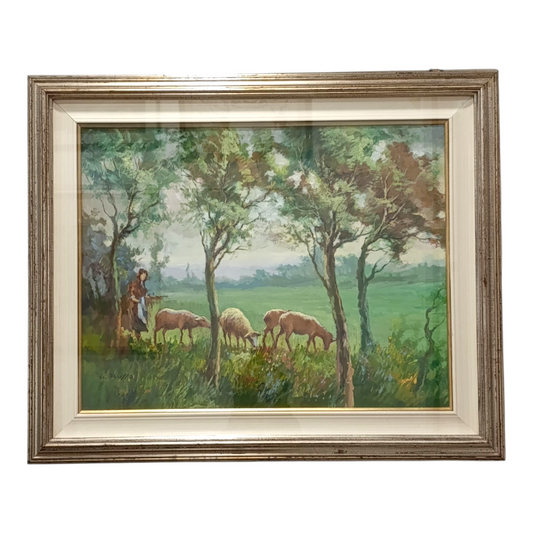 Dipinto Olio Su Tela Di Walter Musso