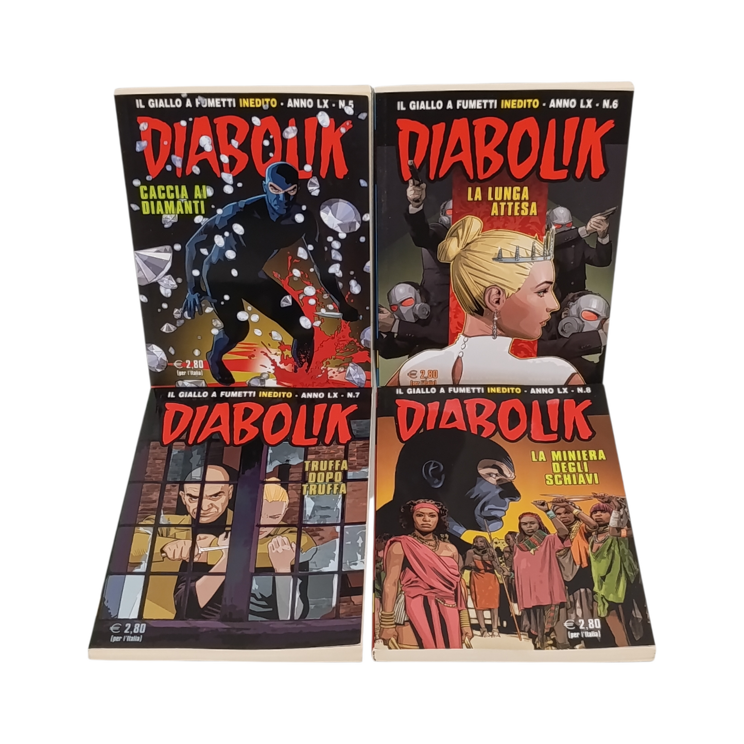 Lotto 12 Fumetti Diabolik Anno LX (2021)