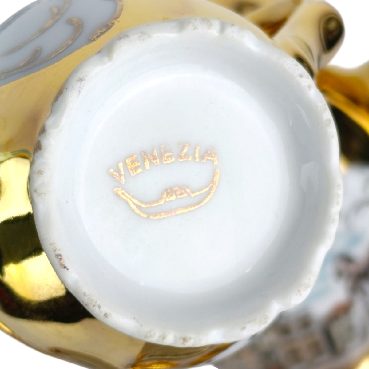 Servizio Caffè Porcellana Dorata Venezia