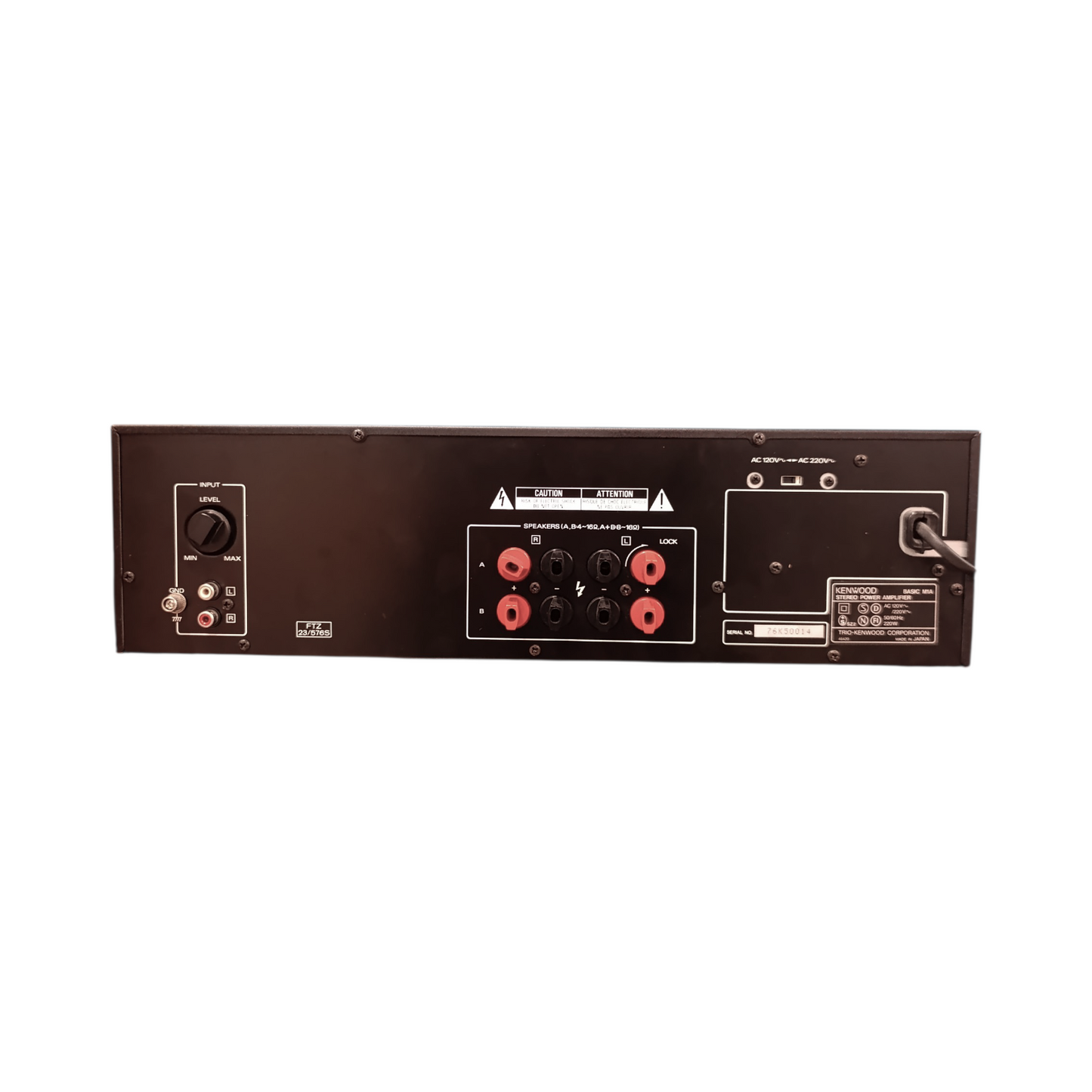 Kenwood Stereo Power Amplifier Basic M1A