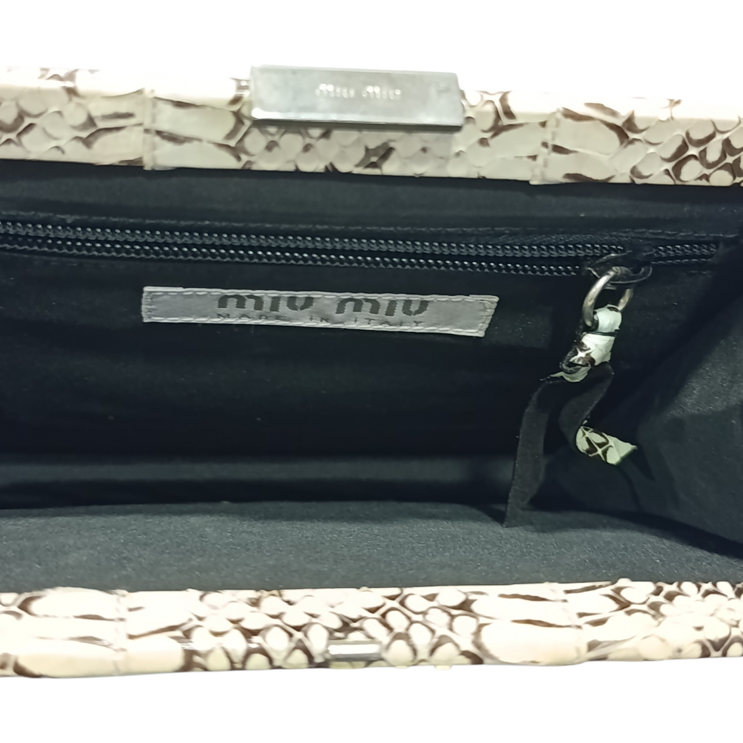 Borsa Vintage Miu Miu Pitone