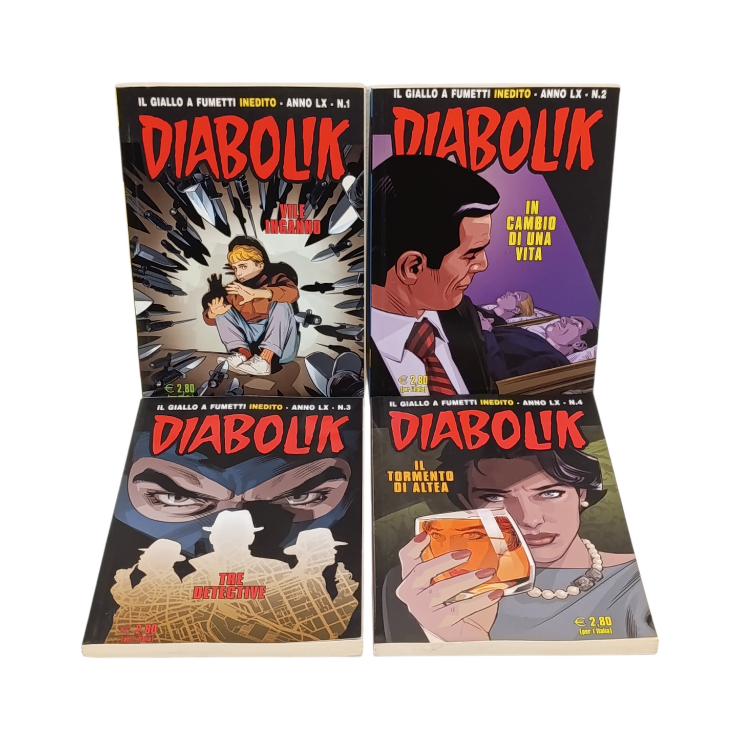 Lotto 12 Fumetti Diabolik Anno LX (2021)