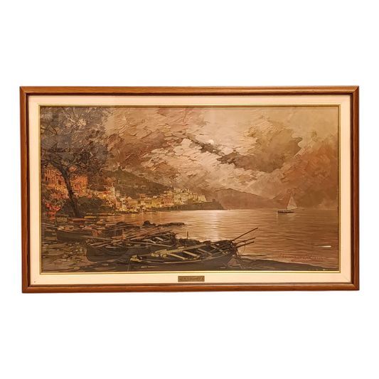 Dipinto Olio Su Tela Di Riccardo Colucci