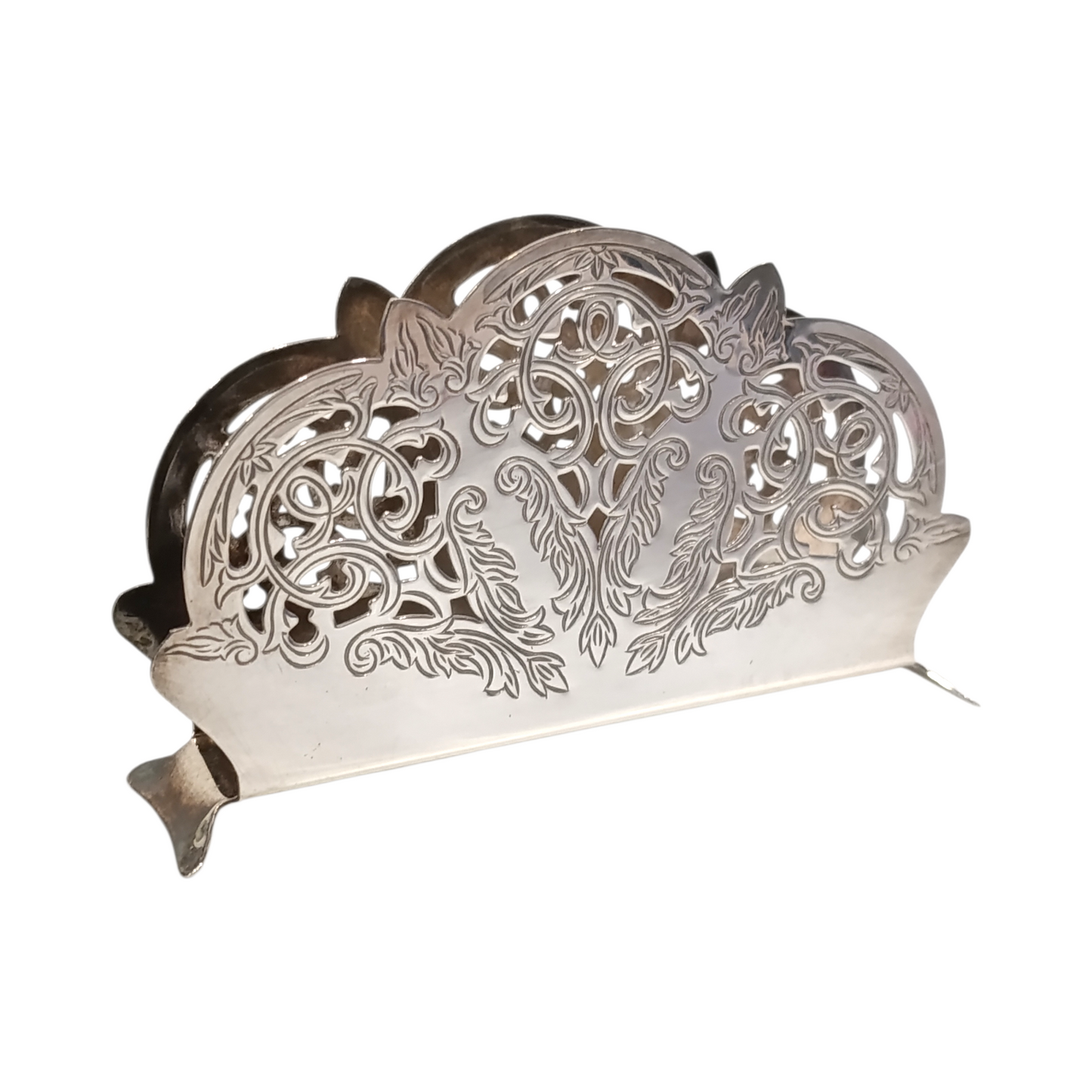 Portatovaglioli Vintage Silver Plate