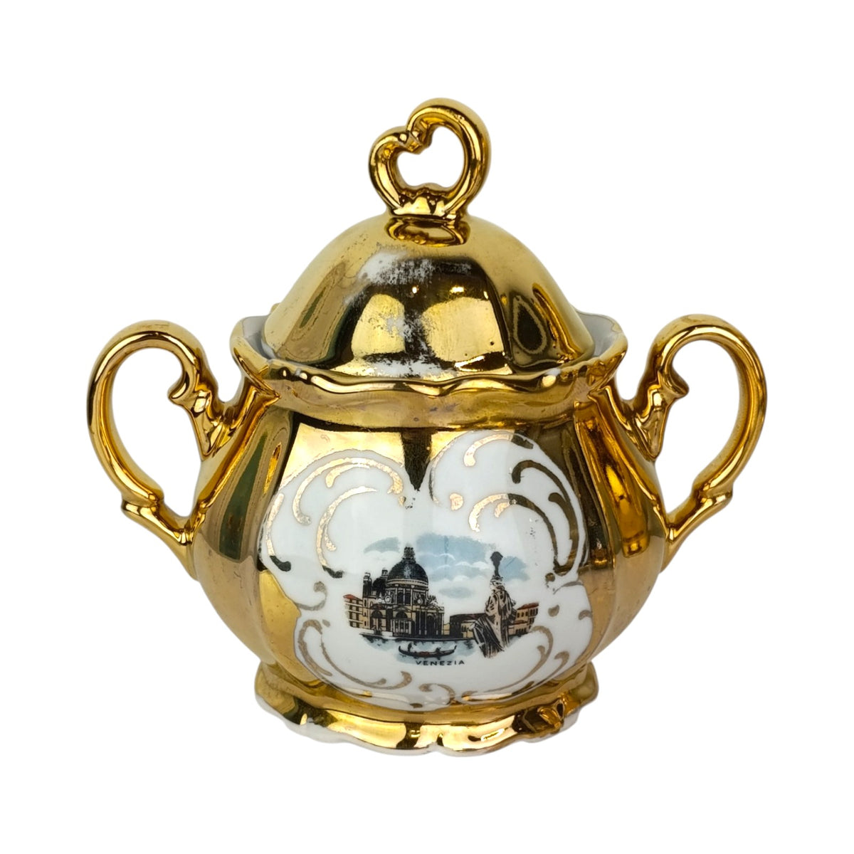 Servizio Caffè Porcellana Dorata Venezia